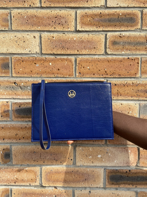 Man Purse: Navy Blue