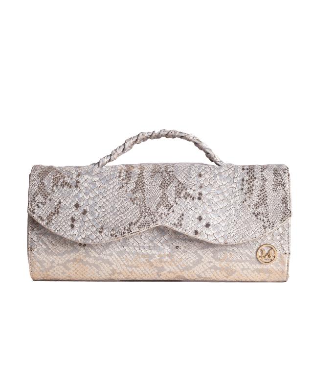Mykonos: Silver Snake Print