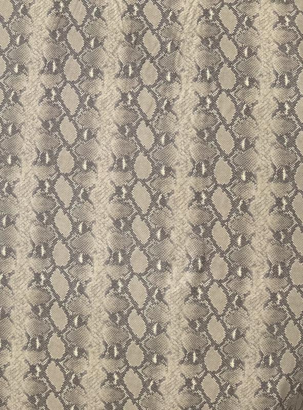 Beige Snake Back Print: QS001