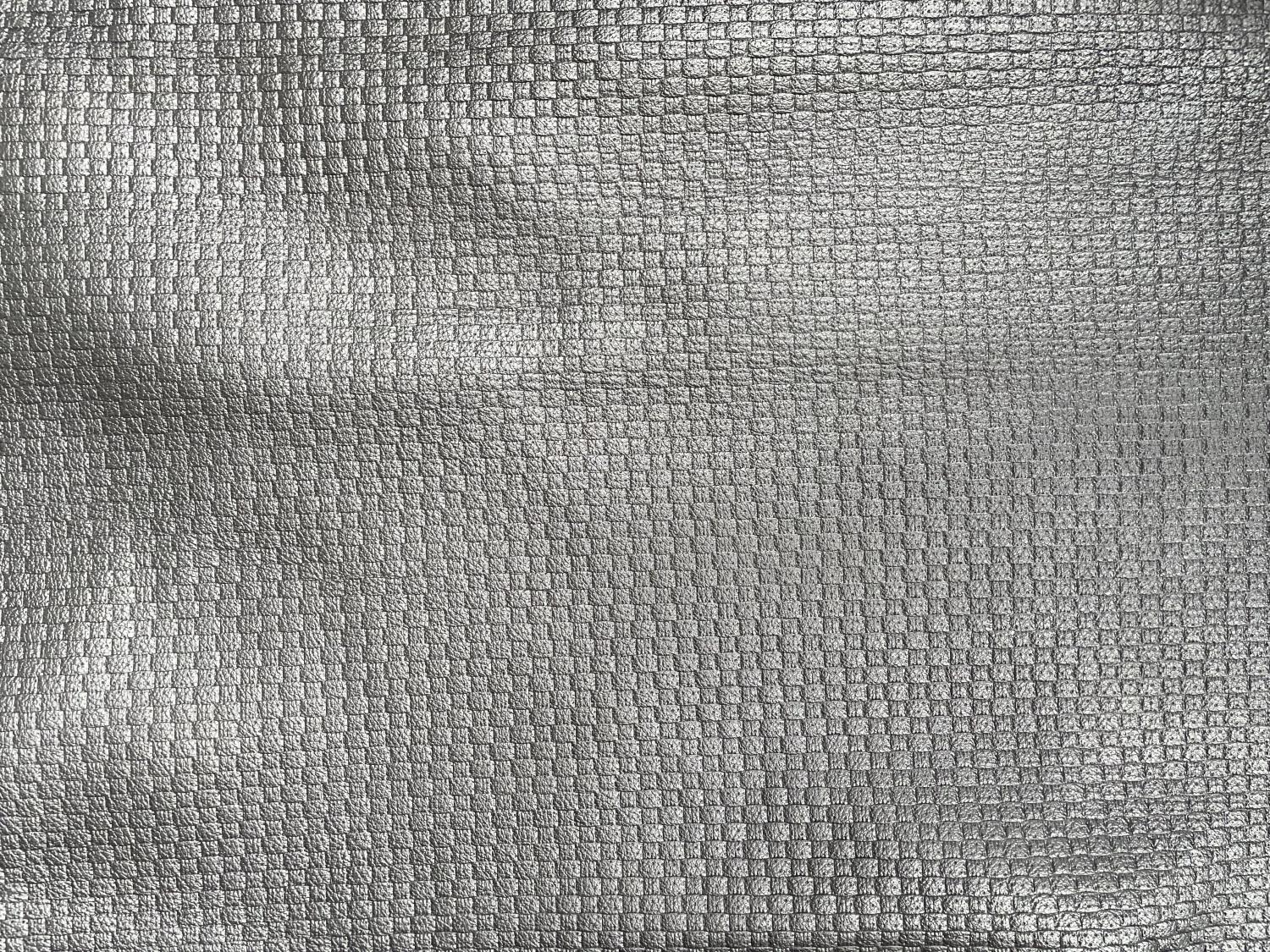 Black Basket Print Embossed on Cow Hides: BJ004C