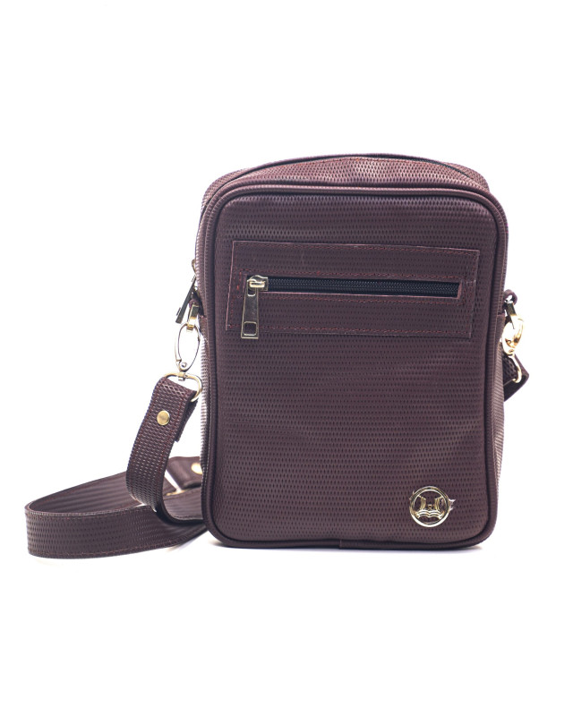 Cross Body Bag: Grape Diamond Print