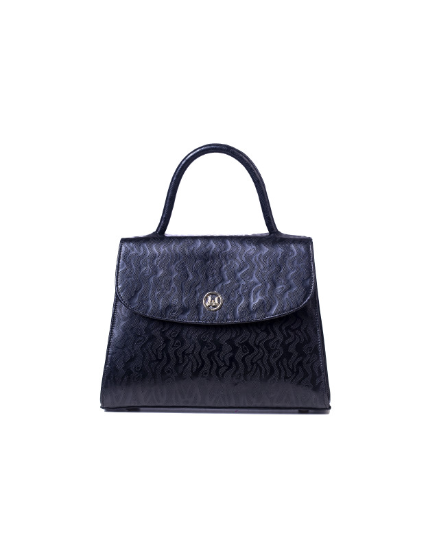 Paris Midi: Black Wave Print