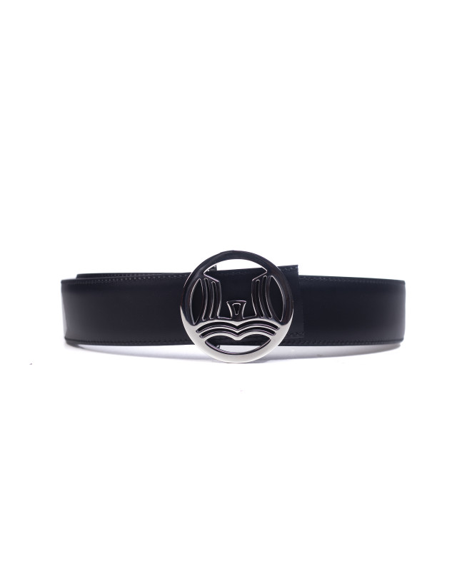 Classic Winston Logo Belt: Black