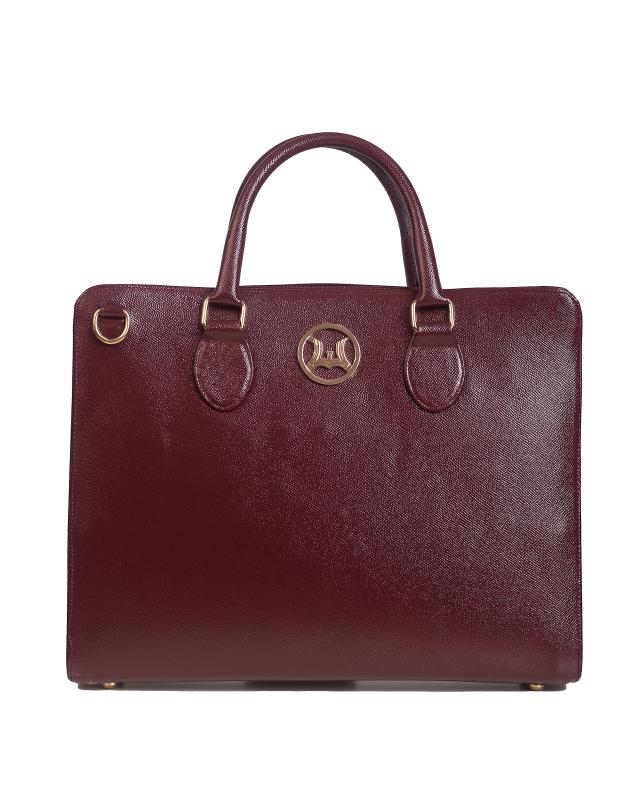 Satchel Work Case 5.0: Glossy Wine