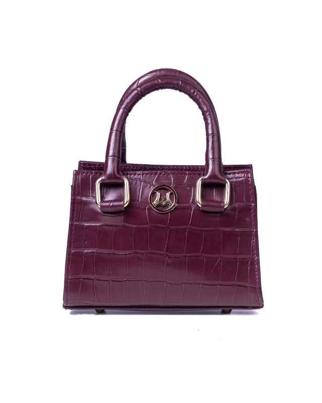 Lagos Micro: Grape Crocodile Print