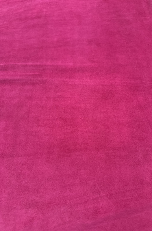 Pink Suede Print Embossed on Cow Hides: PK001C