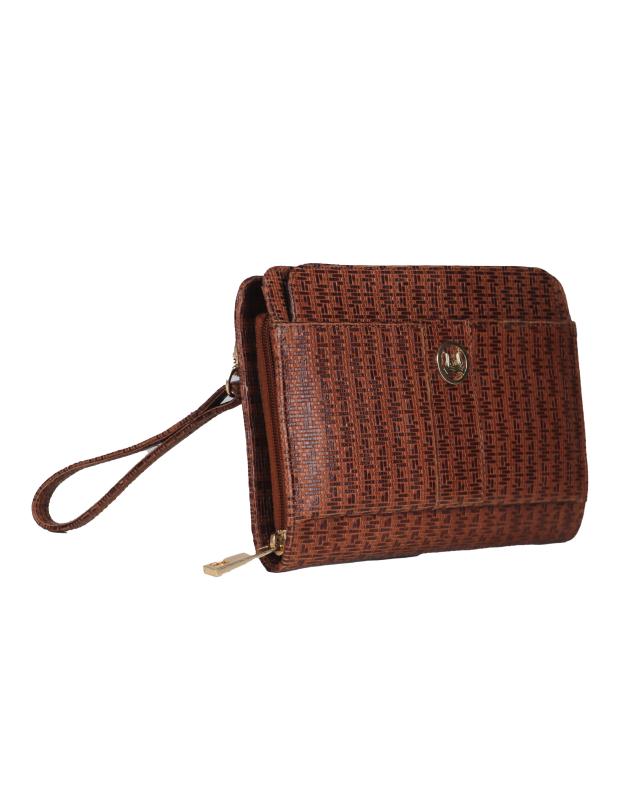 Messenger Bag 2.0:  Tan Brown Abstract Print