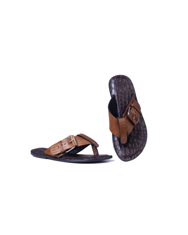Sheikh: Brown Crocodile Print