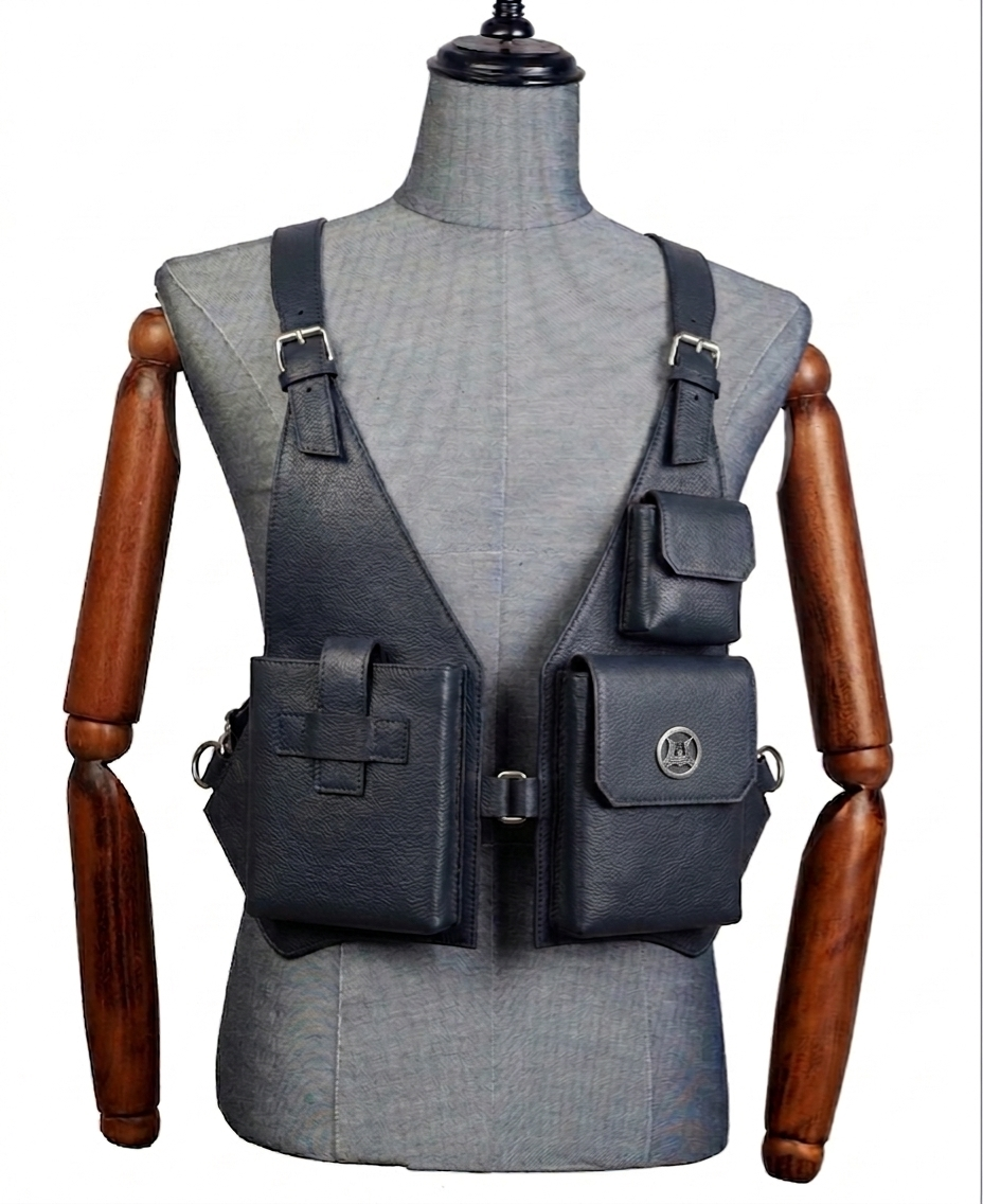 Utility Vest: Deep Blue