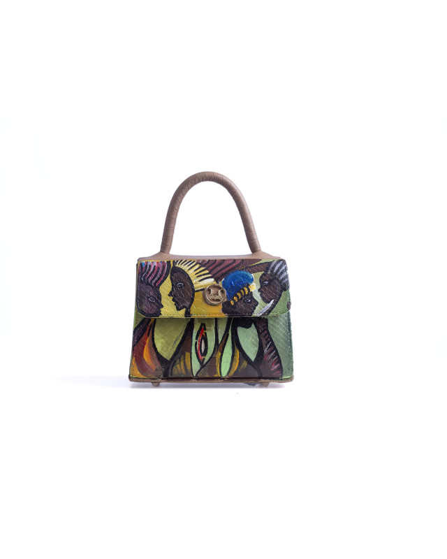 Tokyo Micro: Nude Snake Print Meets Art #3