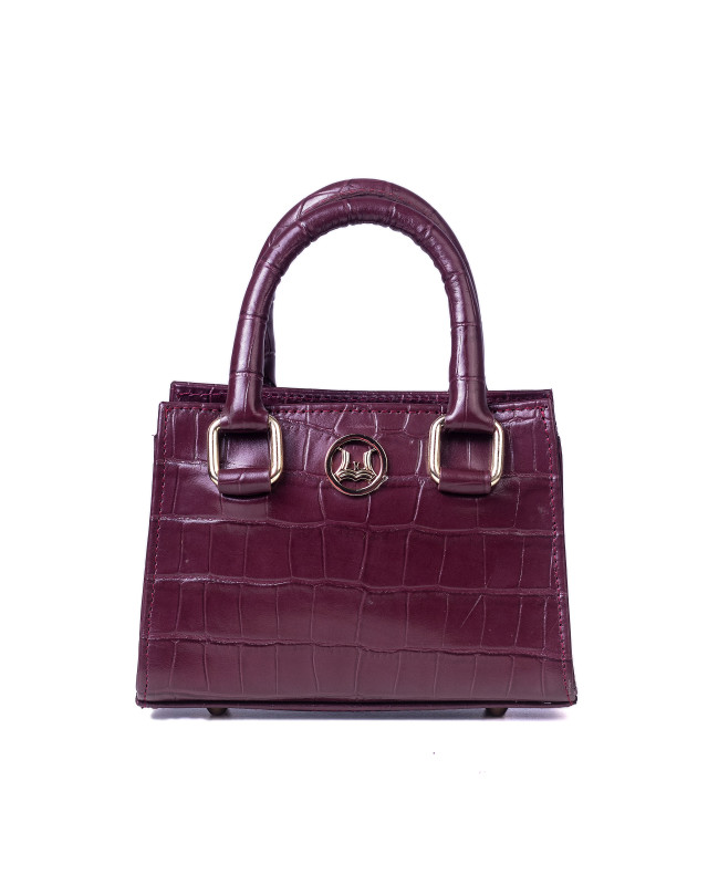 Lagos Micro: Grape Crocodile Print
