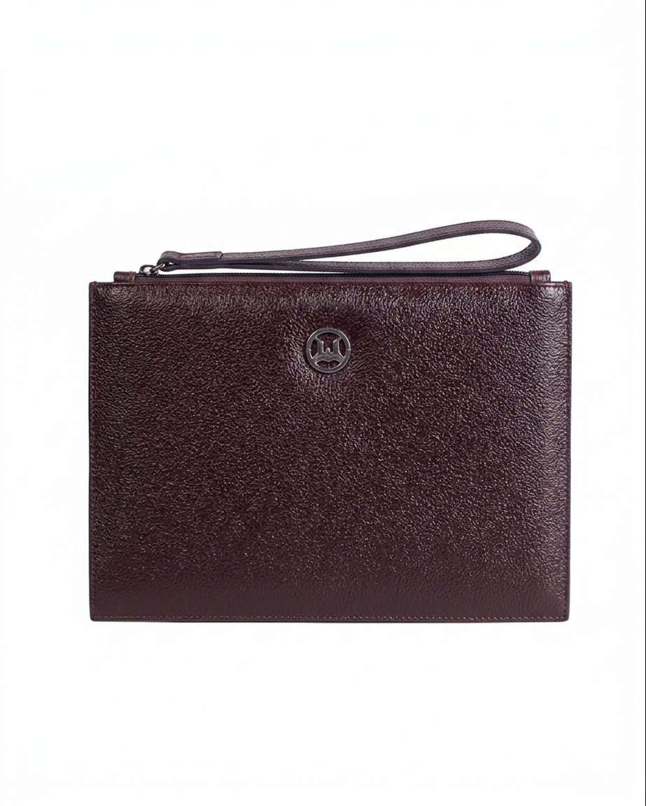 Man Purse Mini: Burgundy