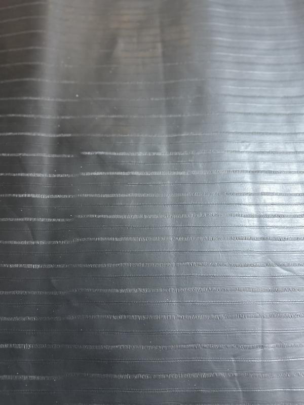 Black Abstract Print Embossed on Cow Hides: BI011C
