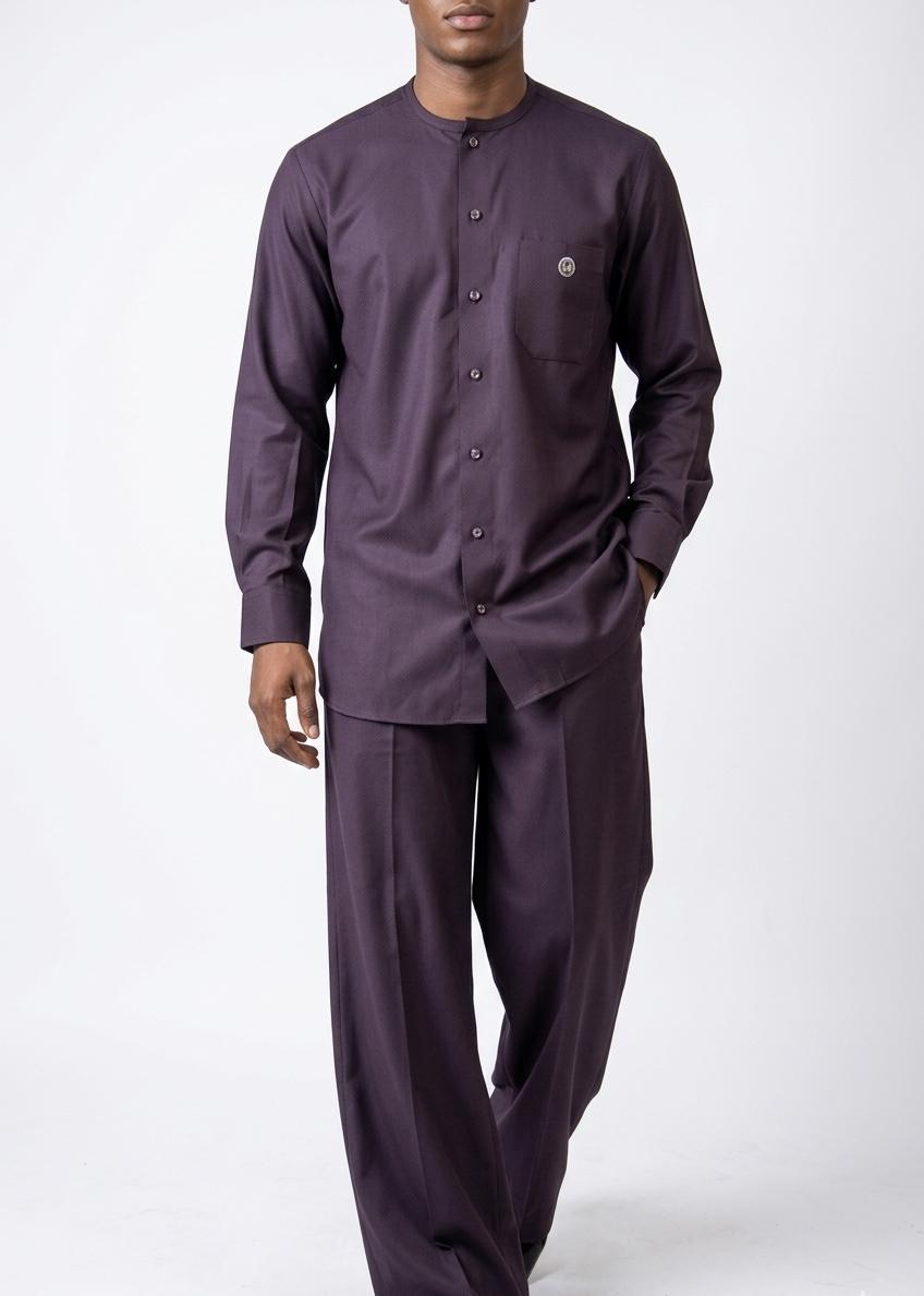 Palazzo Set: Grape Striped