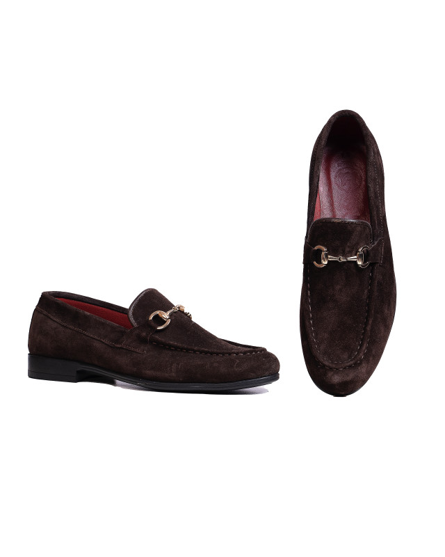 Penny Loafers: Black Suede