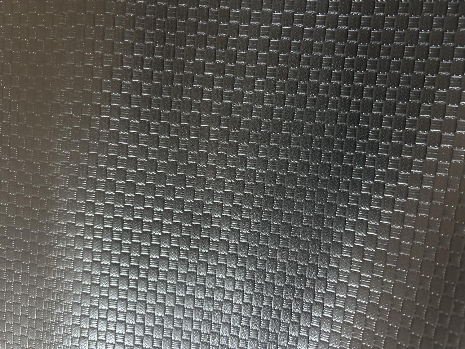 Black Basket Print Embossed on Cow Hides: BJ005C