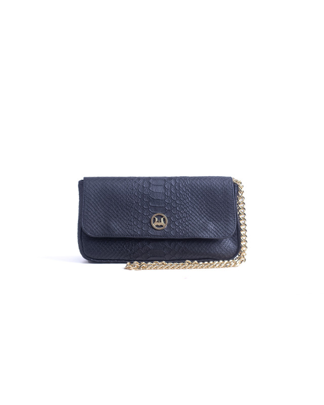Bamako Mini: Black Snake Print