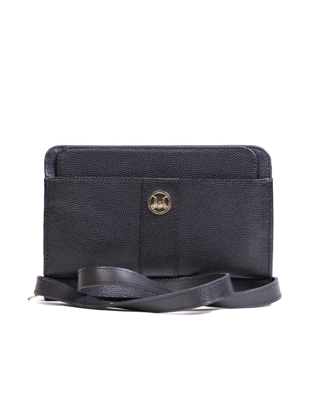 Messenger Bag 2.0(UK):  Black Pebble Grain