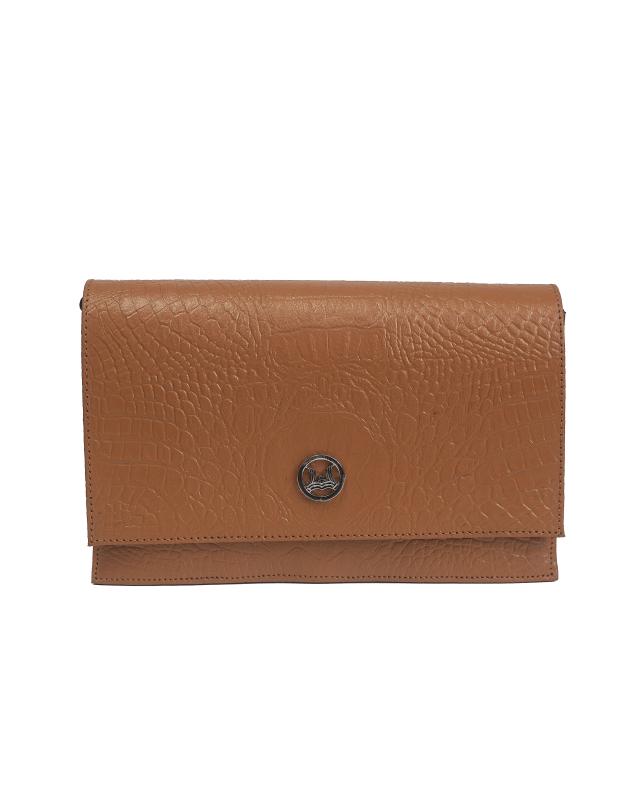 Dakar: Mustard Textured Crocodile Print
